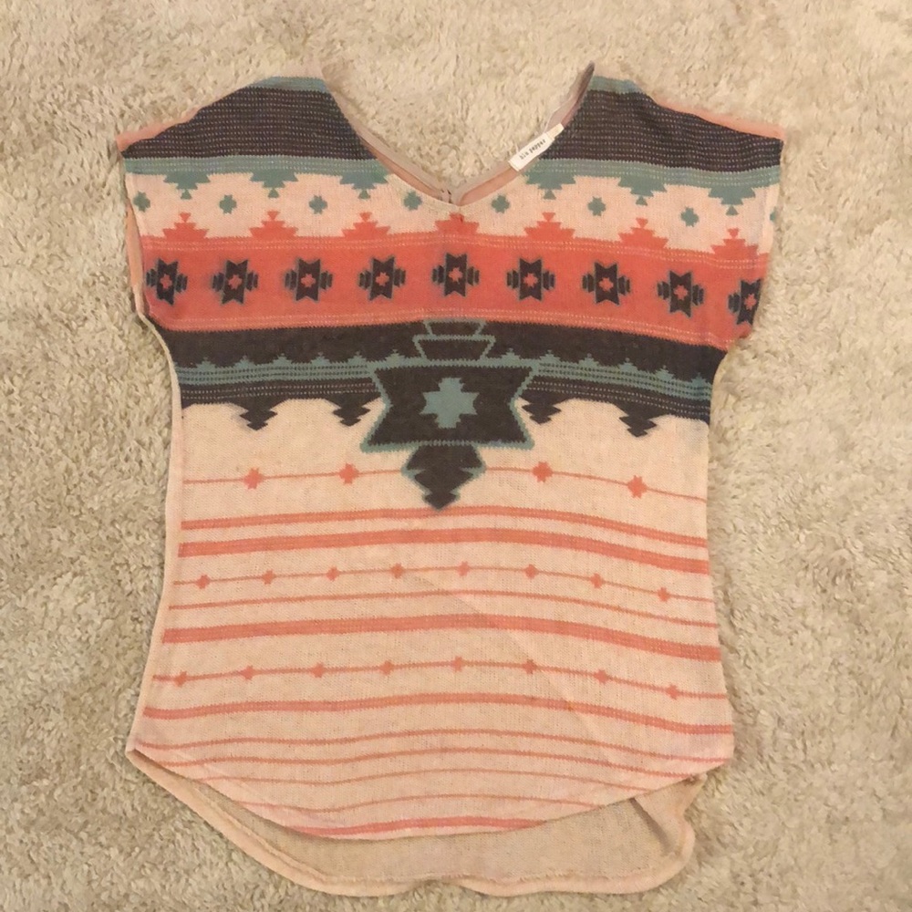 Tribal print blouse